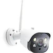 Caliber Überwachungskamera für außen - WiFi - Smart Home App - Nachtansicht - Full HD - wasserfest (HWC404)