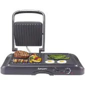 JTI Grill 600 W, 51 x 30 x 13 cm, 3 Funktionen, Antihaftbeschichtung
