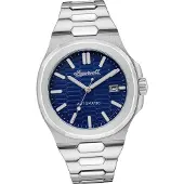 Ingersoll Herren Uhr Analog Elegant Edelstahl Armbanduhr silber D2UIN11801