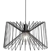 Nowodvorski Lighting Pendelleuchte NESS 1 E27 Schwarz 6768