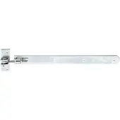 Alberts Ladenband | gerade, Abschluss abgerundet, verstellbar um 30 mm | galvanisch verzinkt, dickschichtpassiviert | 460 x 40 mm