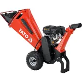 YATO Benzin Gartenhäcksler 4,8kW / 6,53PS Schnittstärke bis 100mm