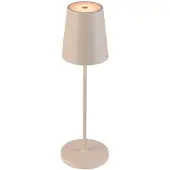 SLV Tischlampe für den Außenbereich Vinolina Two beige - wiederaufladbar