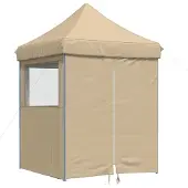 Syfax Party-Zelt Beige 200 x 200 x 306 cm Oxford-Stoff