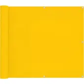 vidaXL Balkonsichtschutz Gelb 100 x 200 cm Oxford-Stoff