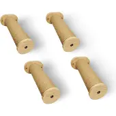 BURI 4 Stück Kletterpfosten Katze 30x8cm Katzenwand Wandpfosten Kletterwand Katzen Wand