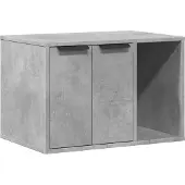 Syfax Katzenklo Betongrau 60x40x40 cm Holzwerkstoff