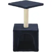 vidaXL Cloris DesignMöbel Kratzbäume - Blau Katzen-Kratzbaum Sisal 55cm Dunkelblau Schlichtes5962891