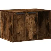 Syfax Katzenklo Räuchereiche 60x40x40 cm Holzwerkstoff