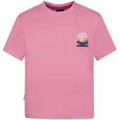 TROLLKIDS T-Shirt Gryllefjord Panorama (GOTS) in candy pink/fresh berry | Gr.: 164
