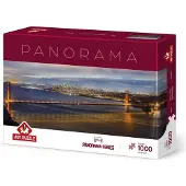 Art puzzle KUNSTPUZZLE Panoramapuzzle Golden Gate Bridge, San Francisco 1000 dlks