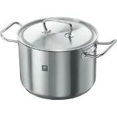 Zwilling TWIN Classic, 7 l, Edelstahl, Keramik, Gas, Halogen, Induktion, Versiegelte Platte, Aluminium, Edelstahl, Edelstahl, Edelstahl