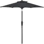 Doppler , Sonnenschirm / Mittelstockschirm "LIFE 180 Lift", anthrazit, Ø 180 cm