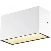 SLV 1005153 SITRA M, LED Outdoor Wandaufbauleuchte, weiss, CCT switch 3000/4000K, IP44 IP65