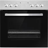 PKM Einbauherdset EHSM3IX, EEK A, 3 Backofen Funktionen, Edelstahlblende