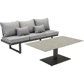 LC Garden Bondino Loungeset Aluminium 2 Teilig