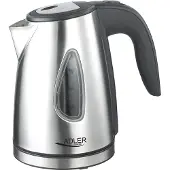 Adler AD1203, 1 l, 1500 W, Silber, Edelstahl, Wasserstandsanzeige, Filterung