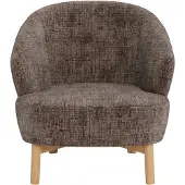 Actona Polsterstuhl GROUP "Relaxsessel, Polstersessel", grau (braun, eiche gebeizt, braun), B:77,5cm H:78cm T:78cm, Stoff, Stühle, Polsterstuhl, Stuhl, braun, 77.5x78x78cm