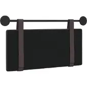 Syfax Hängendes Kopfteil Dunkelbraun Stoff