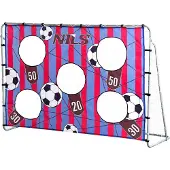 Northix 2-in-1-Fußballtor mit Netz und Zielplatte