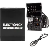 ELECTRONICX USB-Adapter für SD-Karte, AUX, BMW, Land Rover, Mini – flaches Design Premium USB-Bluetooth-Adapter für Autoradio