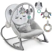 B2X Babywippe mit Vibrationsfunktion, Grau - Multifunktional, Sicher