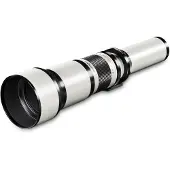 Walimex pro pro Teleobjektiv 650-1300mm 1:8-16 CSC kompatibel mit Sony E – Manueller Fokus, Zoom-Teleobjektiv für Vollformat & APS-C Sensor – Ganzmetallfassung, inkl. Aufbewahrungstasche & Deckeln