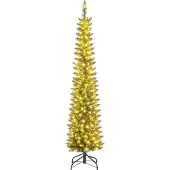 Northix 180 cm großer künstlicher Weihnachtsbaum mit LED-Beleuchtung