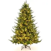 Northix 183 cm hoher künstlicher Weihnachtsbaum mit 280 LED-Lichtern