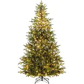 Northix 210 cm künstlicher Weihnachtsbaum, 250 mehrfarbige LEDs
