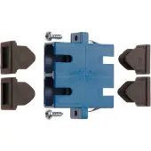 Telegärtner SC Duplex Kupplung, Single- u. Multimode, Keramikhülse, Metallgehäuse