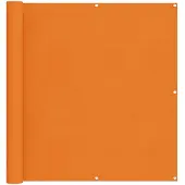 vidaXL Balkonsichtschutz Orange 110 x 600 cm Oxford-Stoff
