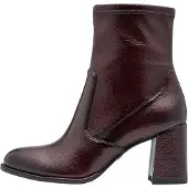 Tamaris Damen Stiefelette Reißverschluss Blockabsatz Elegant Vegan 1-25357-41, Größe:38 EU, Farbe:Violett