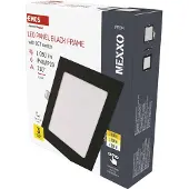 Emos LED Panel 12,5 W, quadratische 1050 lm Einbauleuchte, Deckenleuchte extra flach, 3 einstellbare Lichtfarben, inkl. LED-Treiber, ZD2333