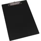 Eichner Klemmbrett A4, schwarz, Format 232x338 mm + Blockklammer und Öse