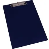 Eichner Klemmbrett A4, blau, Format 232x338 mm + Blockklammer und Öse