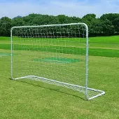 Northix Fußballtor mit Netz, Stahlrahmen, 182 cm
