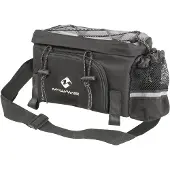 M-Wave 122312, Hinten, Fahrradtasche, Polyester, Schwarz, 16 l