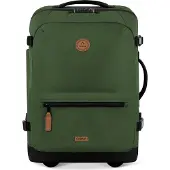 Cabaia Soft Suitcase 4 Wheels Essentials Trolley Coromandel dunkelgrün 55cm