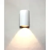 Artdelight Weißer LED-Scheinwerfer Brody 7cm - weiß
