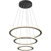 SLV 1007701 ONE FLAT, Pendelleuchte, triple, 300 cm, 2700/3000 K, DALI 2, Touch, schwarz
