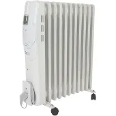 Velleman Ölradiator, 11 Rippen, drei Heizstufen, LCD-Display, Timer, 2500 W