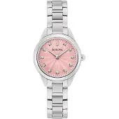 Bulova Damen Armbanduhr 96P249 Sutton Classic Diamant