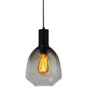 Masterlight Pendelleuchte Porto 1-flammig Glas Grün-Transparent Ø20cm