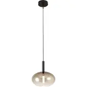 Masterlight Pendellampe Ø 24 cm Lido Onion mit goldverblasstem Glas