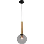 Masterlight Hängelampe Ø 20cm Bella 2 Antikes Messing mit Rauchglas