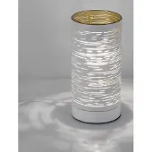 Lyora Tischlampe Zane weiß