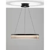 Lyora PAULINE LED Pendelleuchte Schwarz 50W Warmweiss 180x70cm dimmbar 9695262
