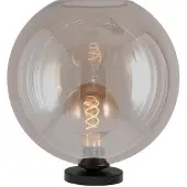 Masterlight Bella 2 Tischleuchte kurz-Glas Gold Fumé groß
