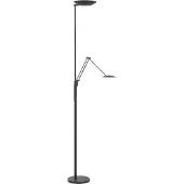 Highlight Klassische Leselampe Geneva schwarz Ø 23cm